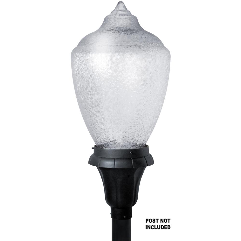 Wave Lighting C75TCA-WH Commercial Park Place Series Post Light in White